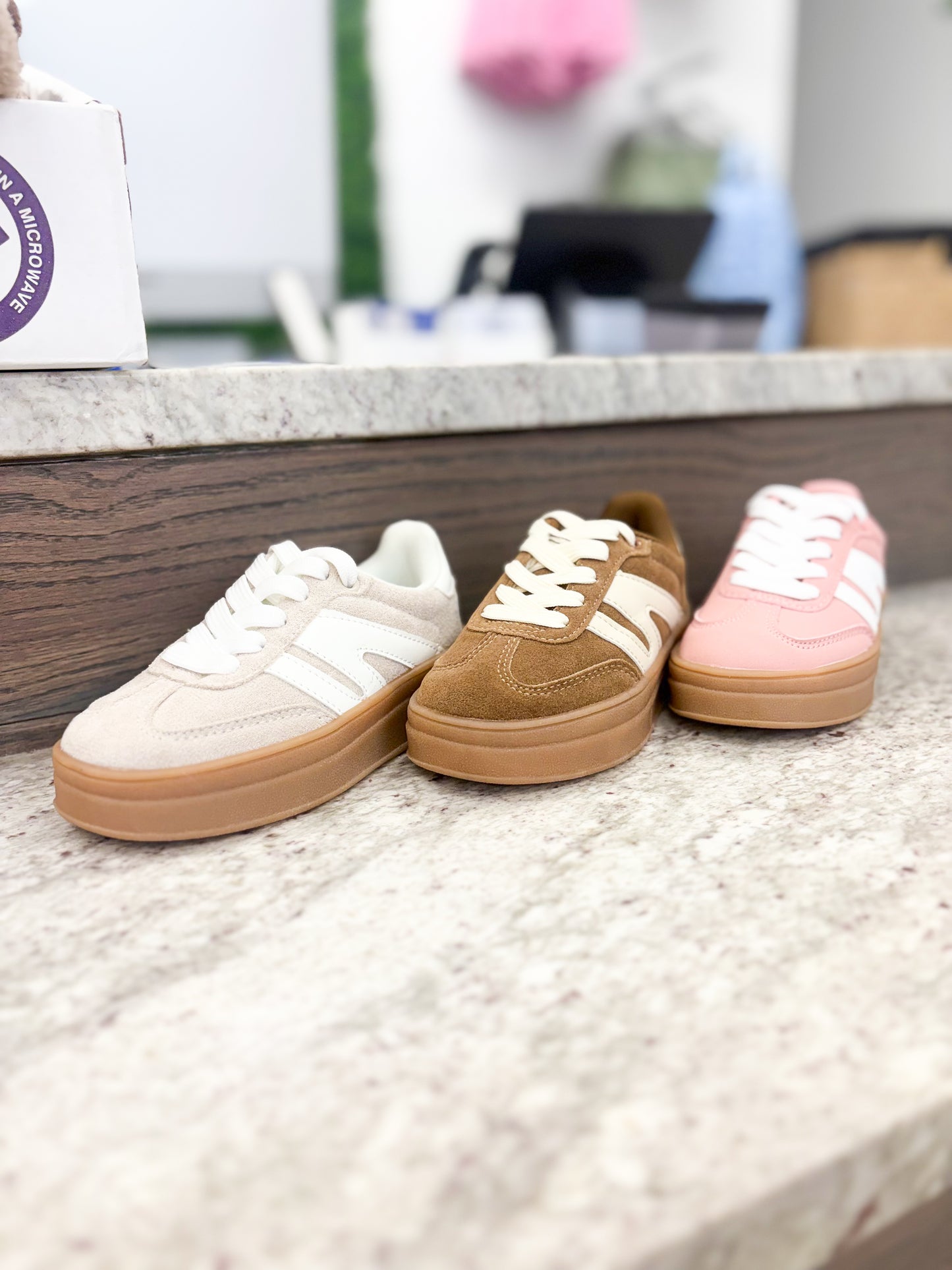 Youth Girls Platform Sneakers