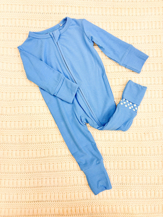 Infant Boy Convertible Zip Romper