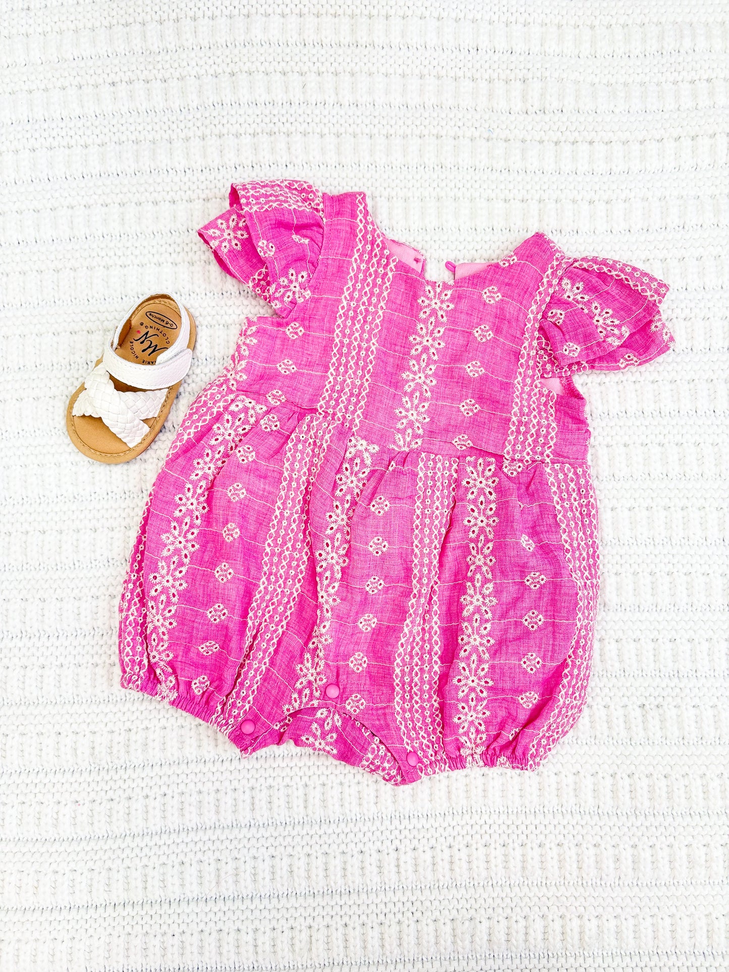 Infant Girls Pinkalicious Short Sleeve Romper