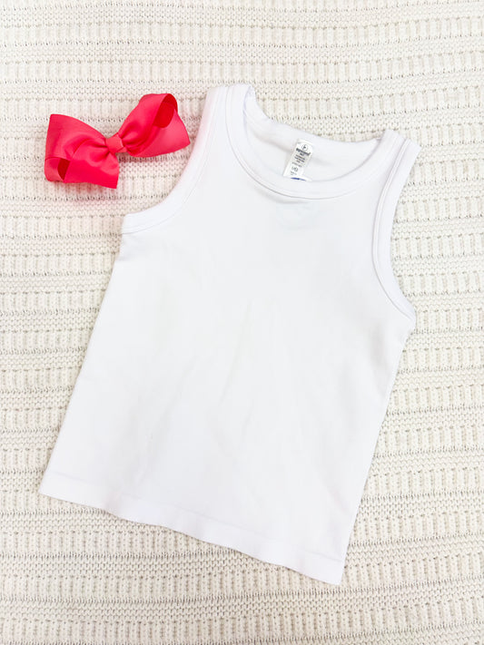 Youth Girls Jersey Racerback Tank Top