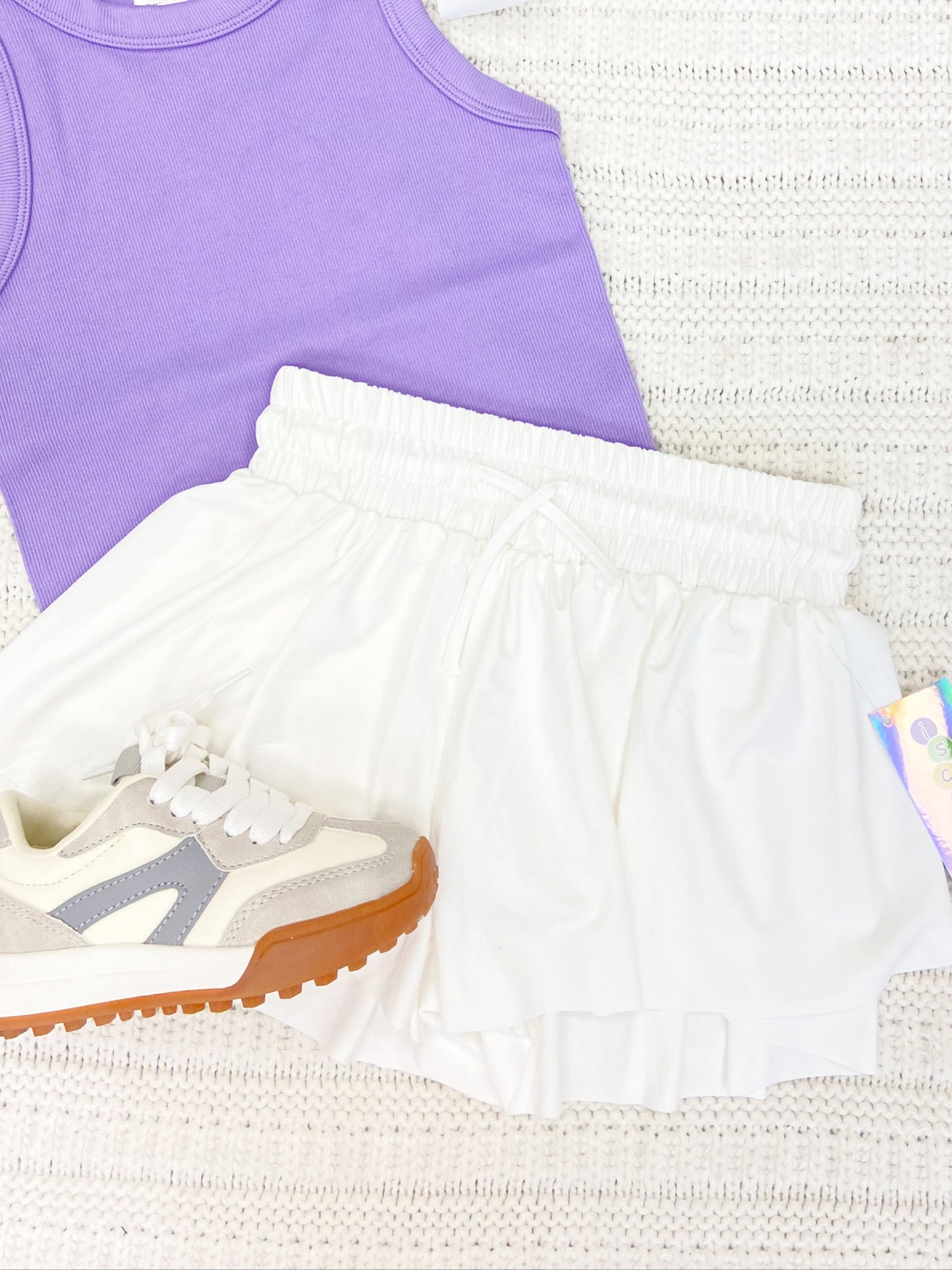 Youth Girls Mid Rise Flowy Butterfly Shorts