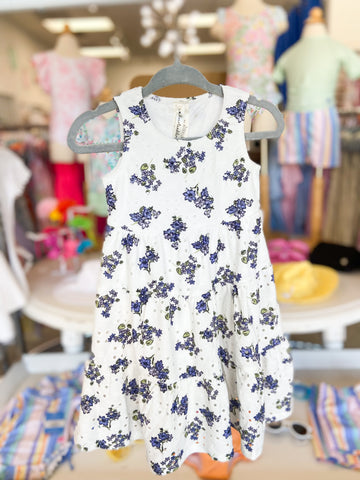 Toddler Girls Sleeveless Tiered Mini Dress