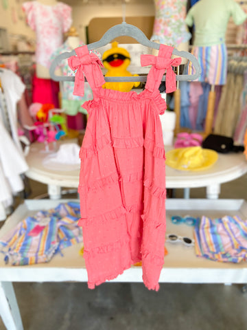 Toddler Girls Woven Tiered Midi Dress