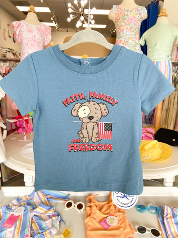 "Faith Family And Freedom" Graphic Tee