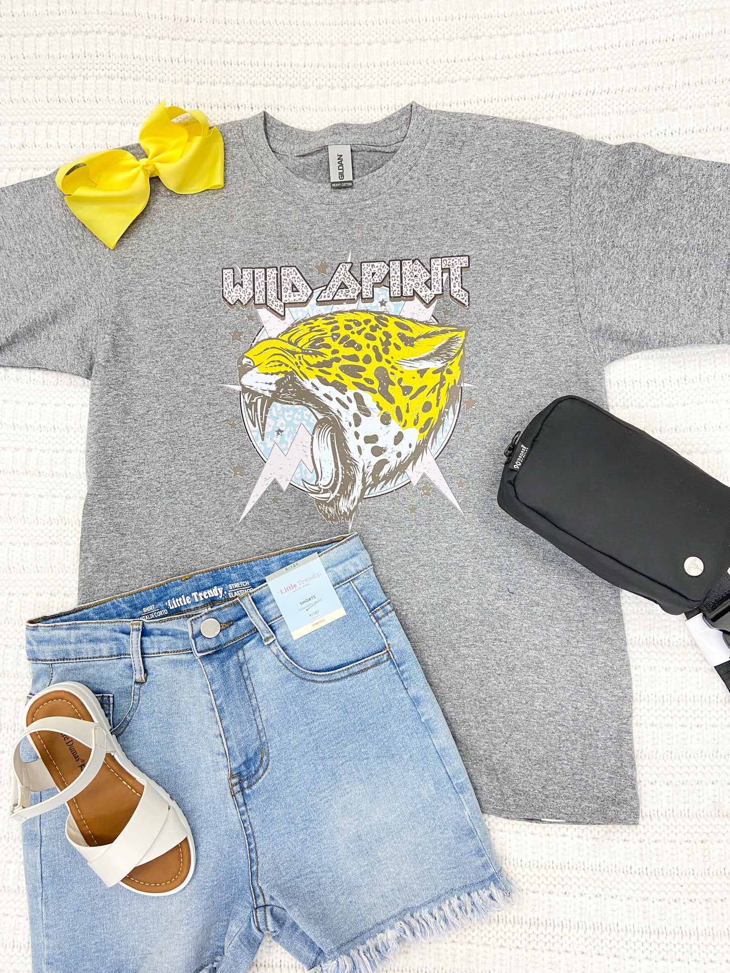 Youth Girls Wild Spirit Short Sleeve Graphic Tee