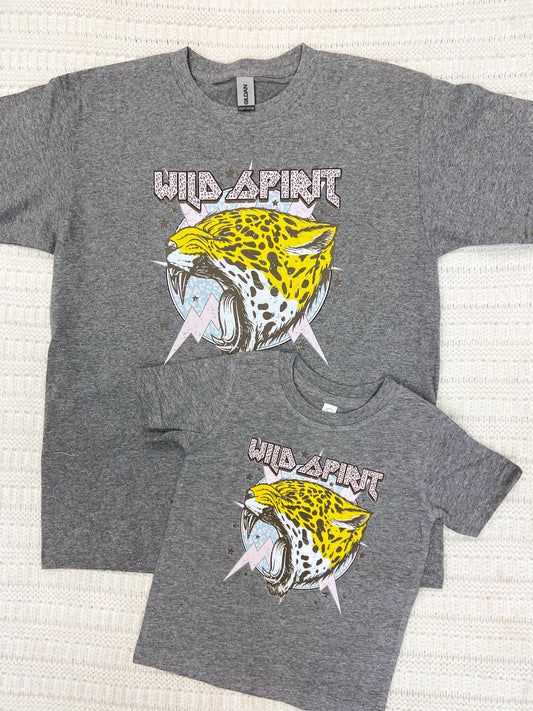 Youth Girls Wild Spirit Short Sleeve Graphic Tee