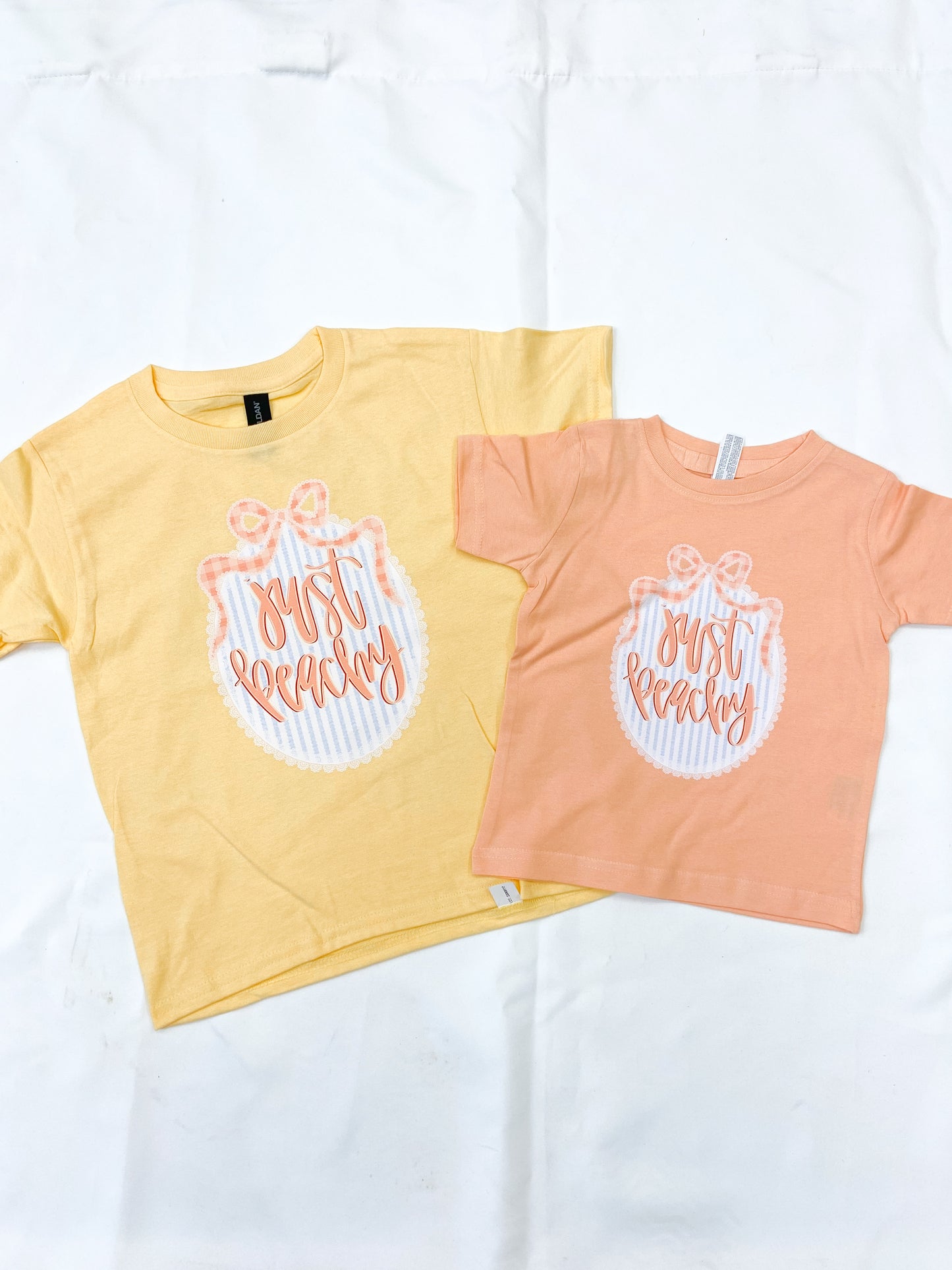 Youth Girls Just Peachy Short Sleeve Graphic Tee