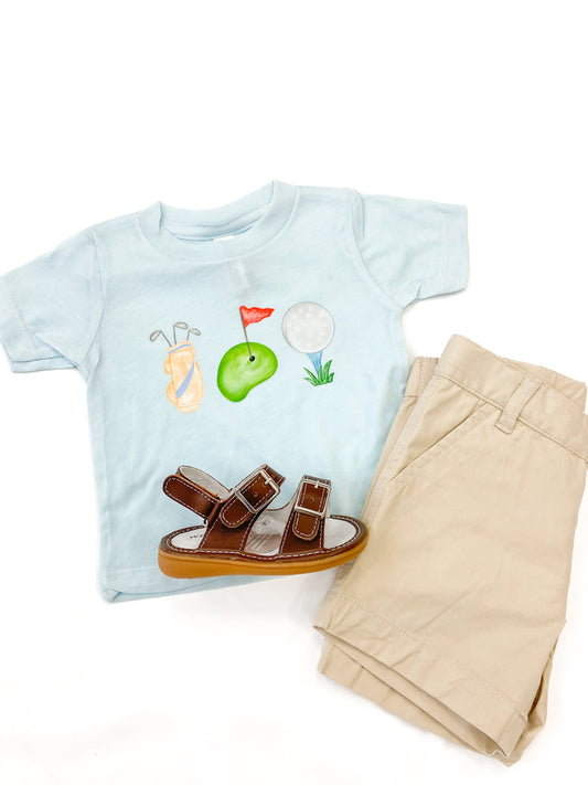Baby Boys Golf Short Sleeve Graphic Tee