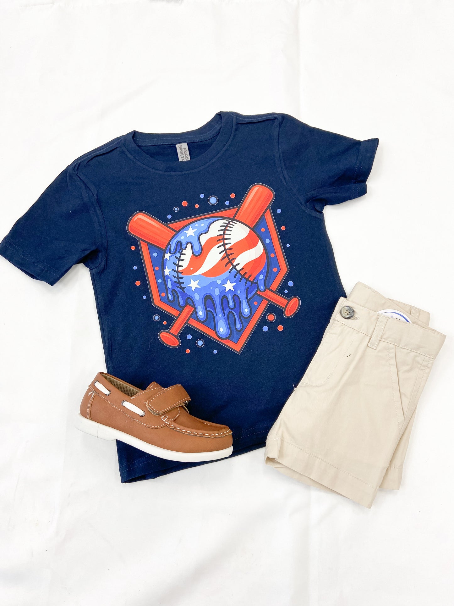 Toddler Boys Baseball Bat Short Sleeve Graphic Tee