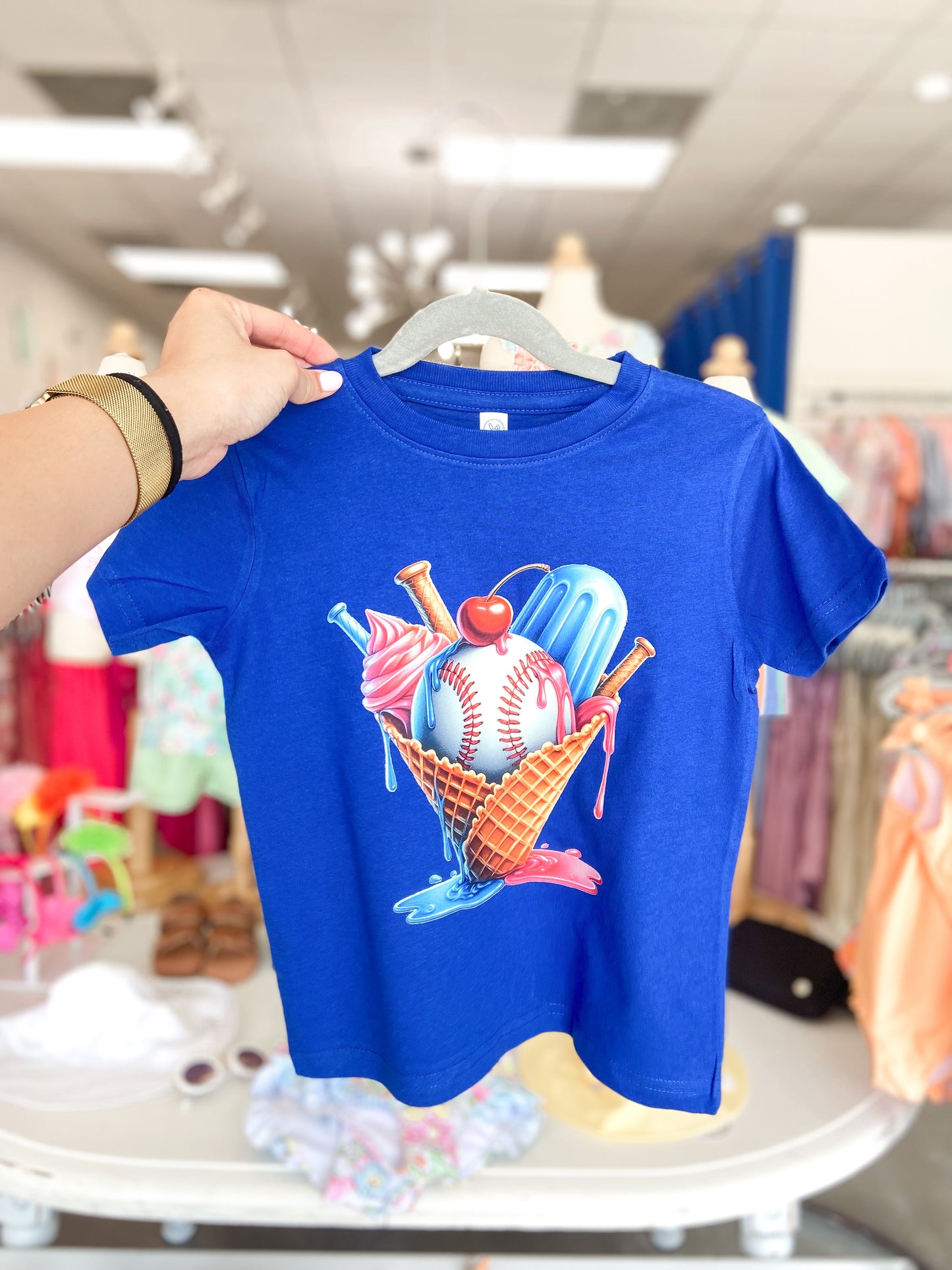 Boys Ice Cream Short Sleeve Graphic Tee