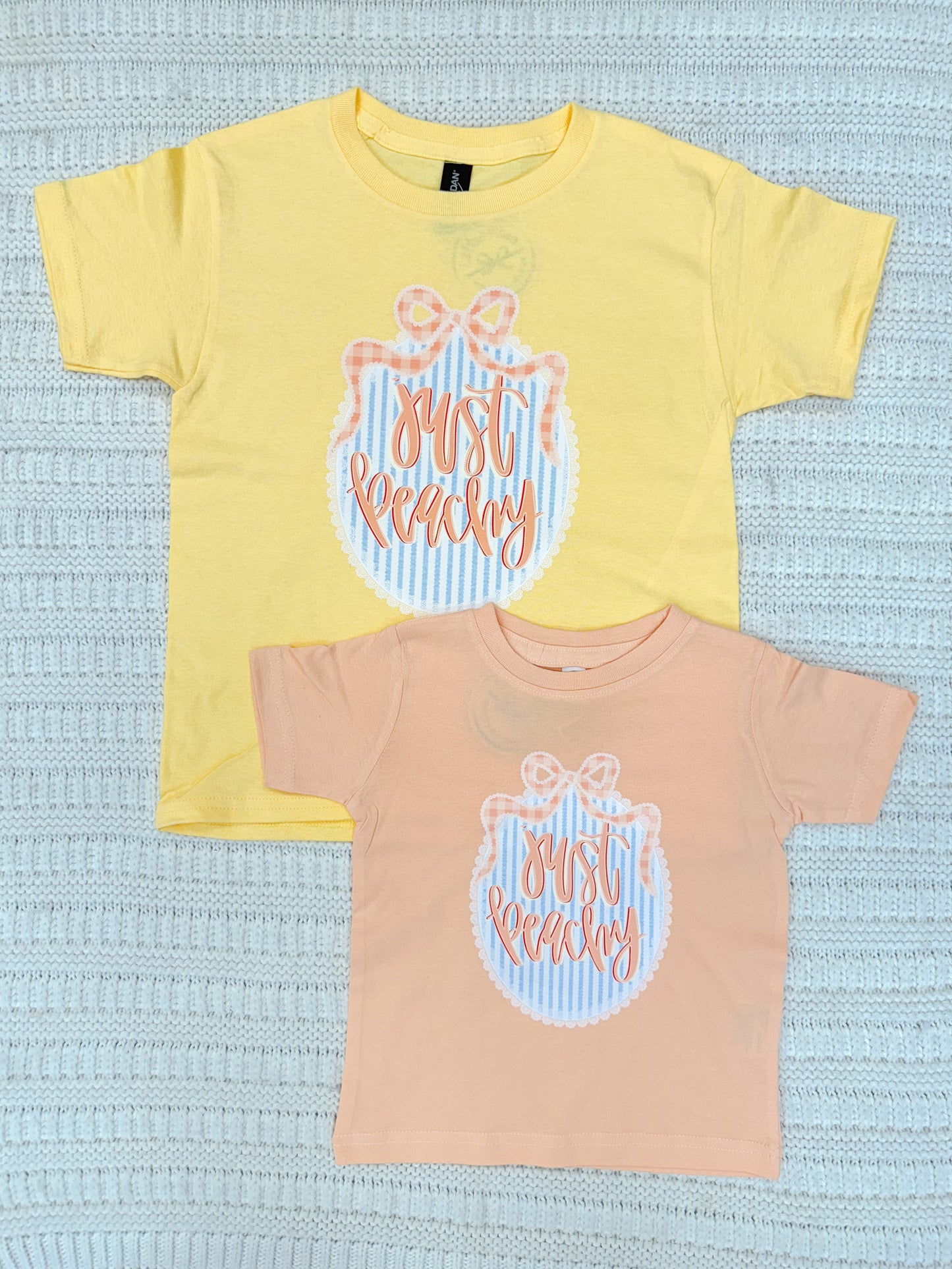 Youth Girls Just Peachy Short Sleeve Graphic Tee