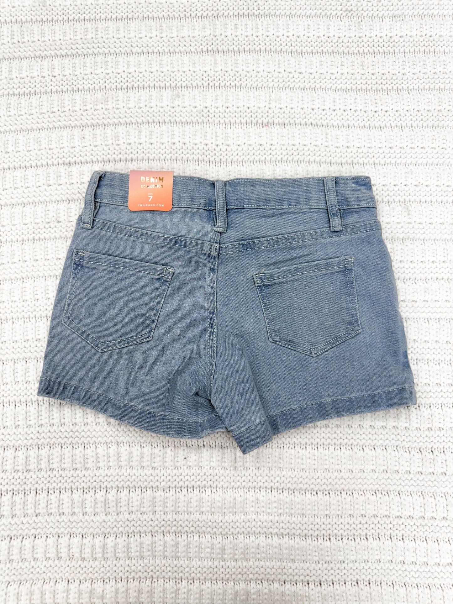 Youth Girls Asymmetrical Denim Skort