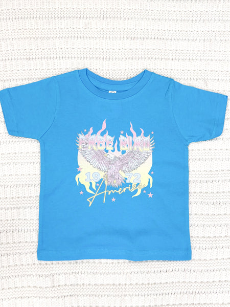 Toddler Girls Free Bird Short Sleeve Graphic Tee