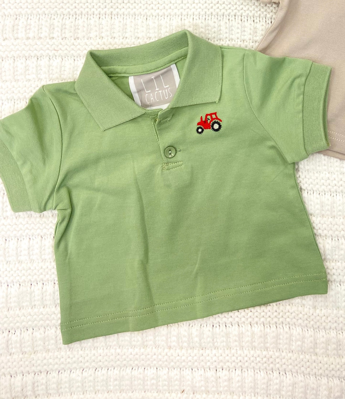 Baby & Toddler Boys Tractor Polo Golf Shirt