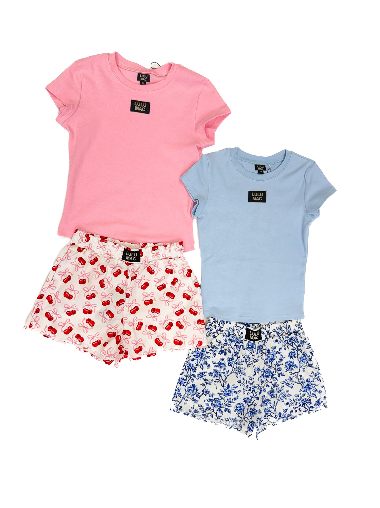 Lulu Mac Youth Girls Short Sleeve Top and Shorts Set