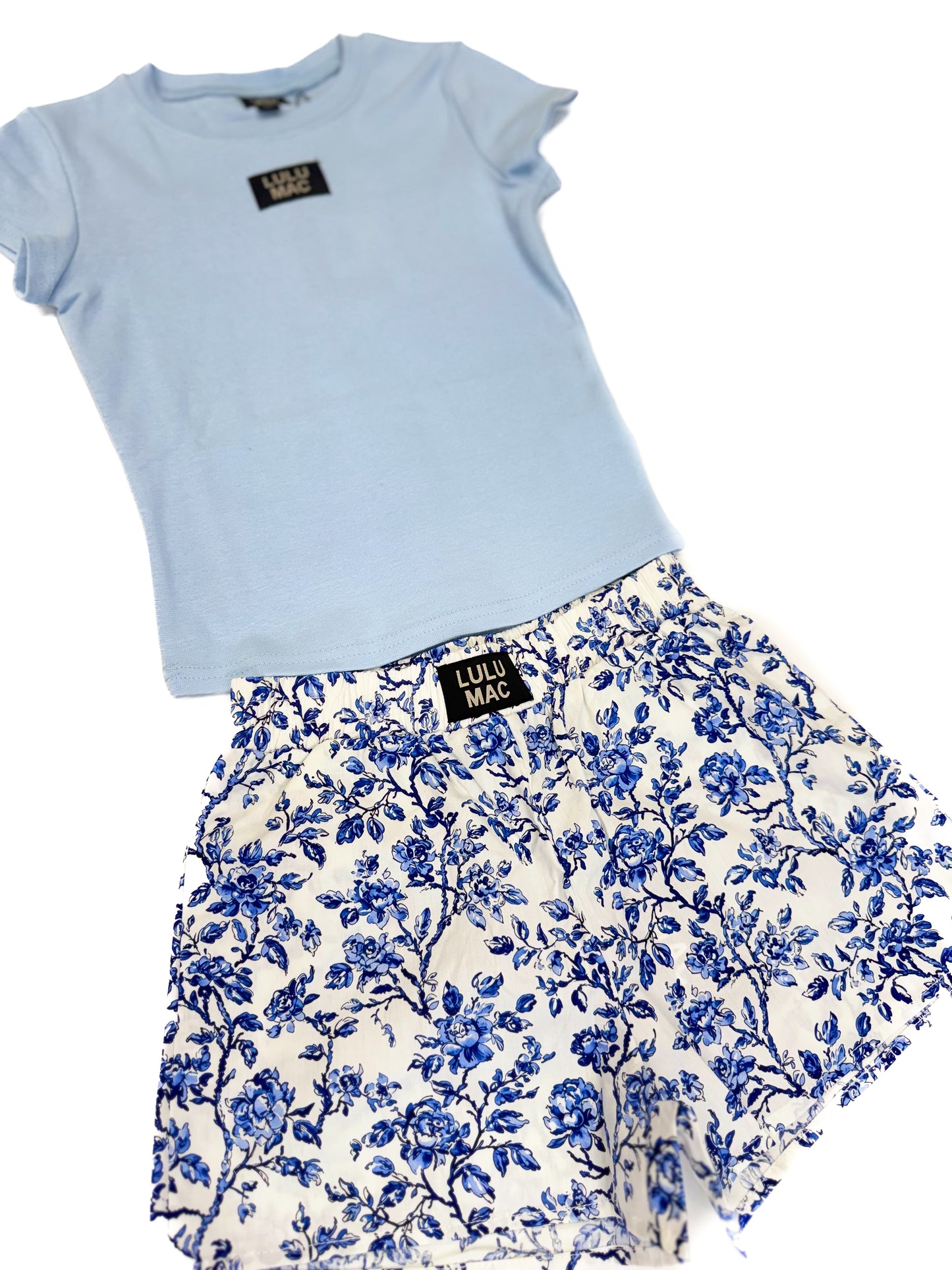 Lulu Mac Youth Girls Short Sleeve Top and Shorts Set