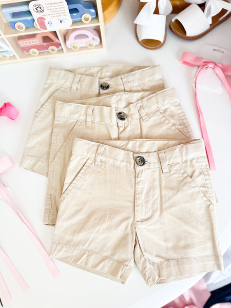 Toddler Boys Stretch Chino Shorts