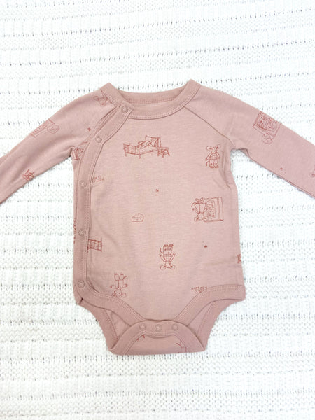 Infant Girls Wildflower 3 Piece Bodysuit & Pant Set