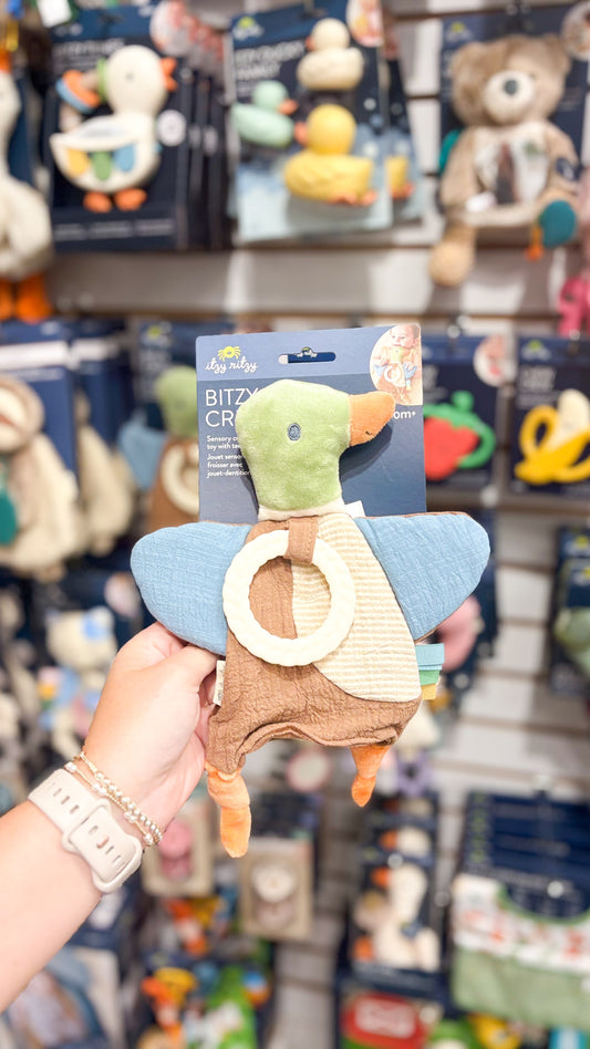 Itzy Ritzy Mallard Duck Bitzy Crinkle