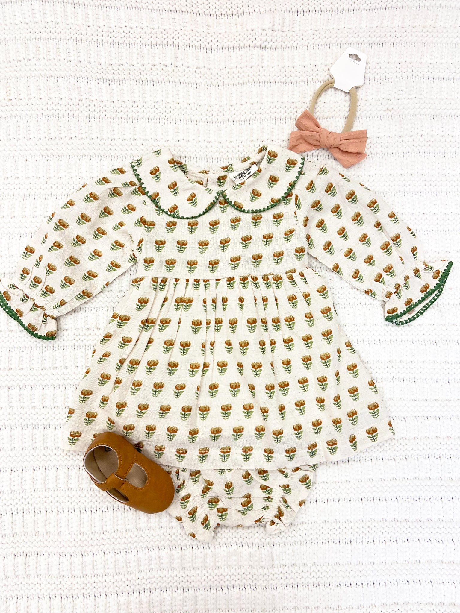 Infant Girls Ina Floral Dress & Bloomer Set