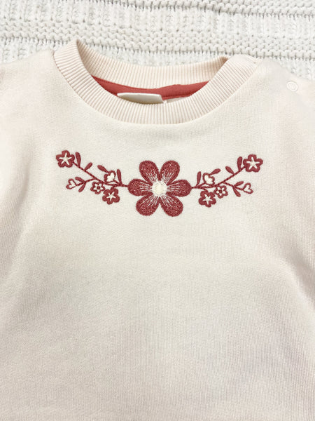 Infant Girls Bloom Floral Sweater & Legging Set