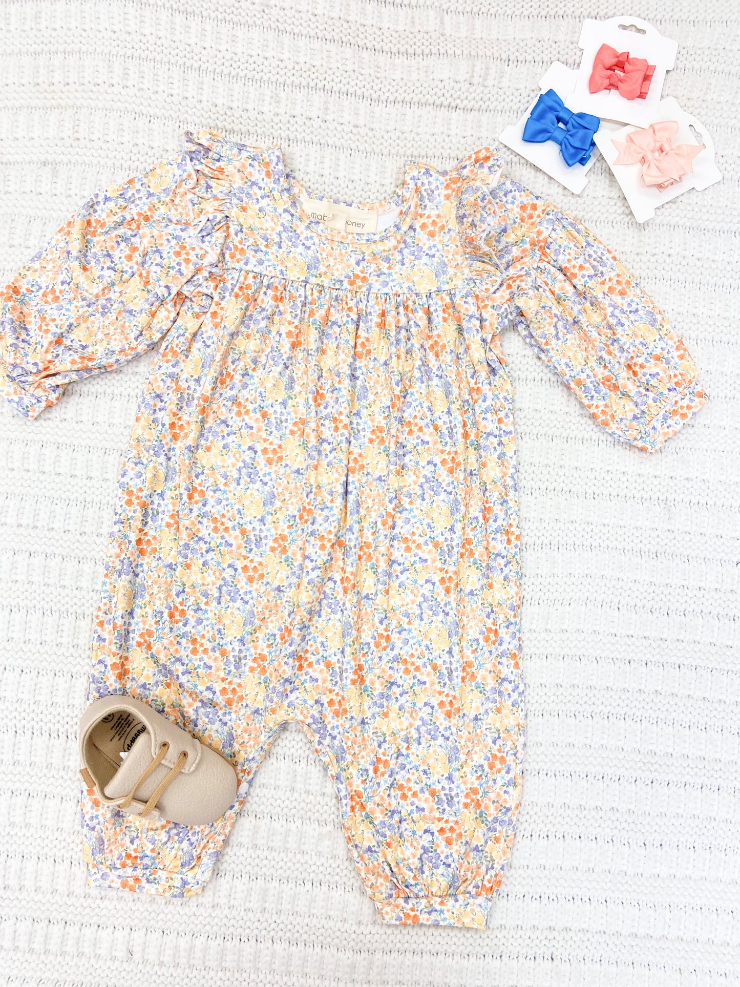 Infant Girls Darling Orchid Romper