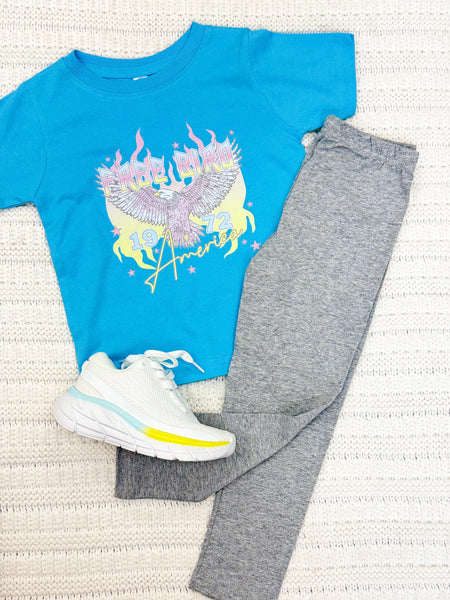 Toddler & Youth Solid Gray Leggings