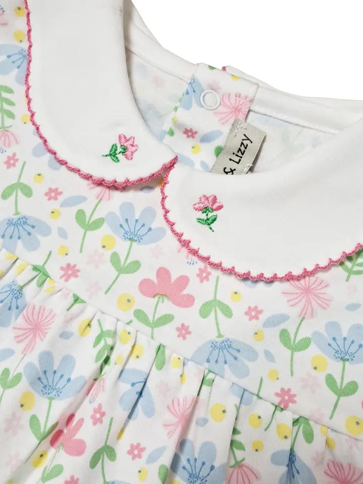 Baby Girls Palm Beach Top And Shorts Set