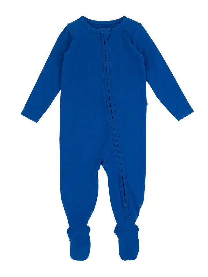 Infant Boys Starry Night Blue Modal Blend Footed One Piece Pajama