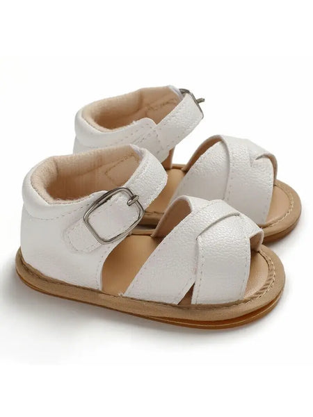 Woven Sandals - White