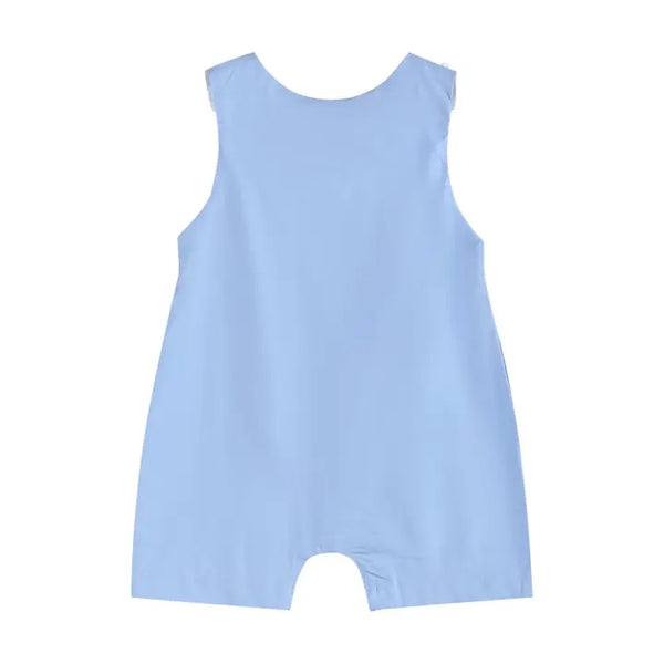 Baby Boys Smocked Crosses Romper