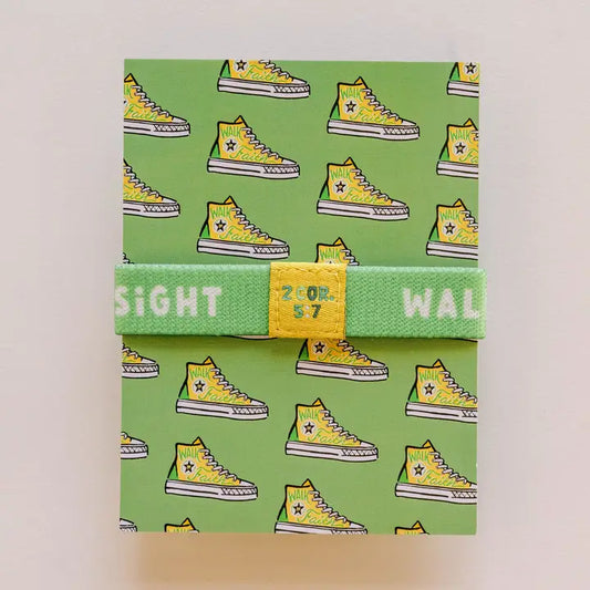 "Walk By Faith" Kids Inspirational Wristband Bracelet