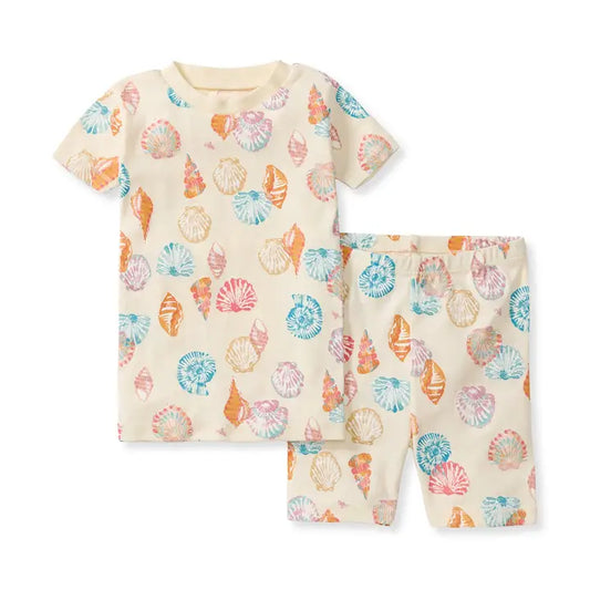 Infant And Toddler Beachcomber Organic Cotton Two-Piece Pajama Set