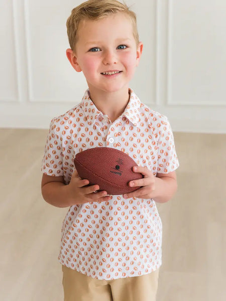 Rugged Butts Boys Frenzy Knit Short Sleeve Performance Polo