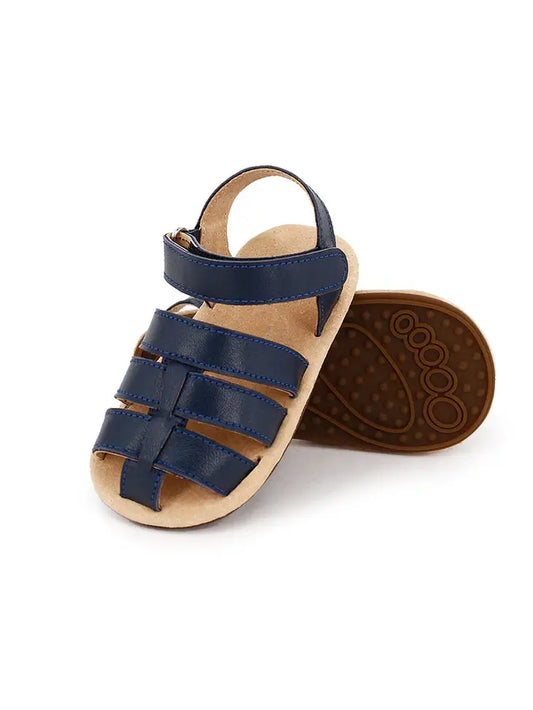 Skeanie Baby & Toddler First/Pre Walker Ziggie Sandals Navy