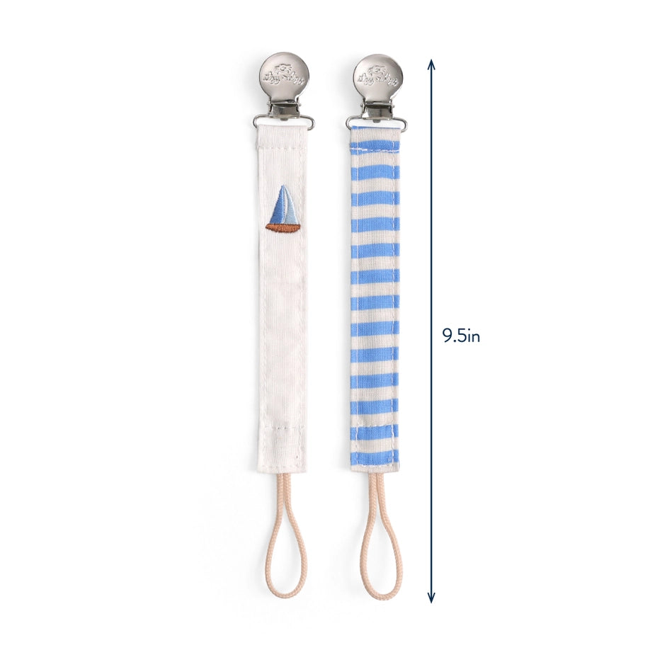 Itzy Ritzy Clip Fabric Pacifier Strap