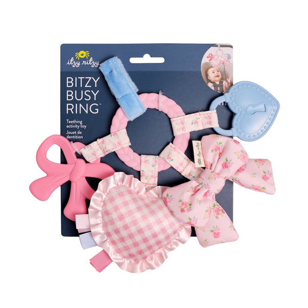 Itzy Bitzy Busy Ring Teething Activity Bows
