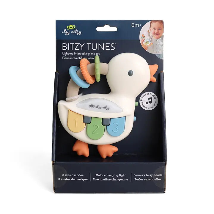 Itzy Ritzy Bitzy Tunes Goose- Light Up Interactive Piano Toy