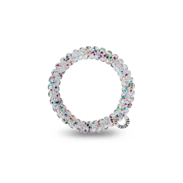 Teleties Spiral Hair Coils (Small) - Confetti Party