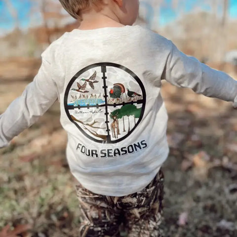 Toddler Boys Hunter Four Seasons Graphic Long Sleeve Top