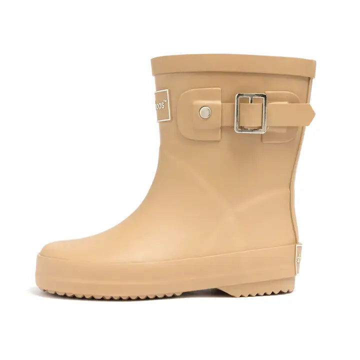 Toddler & Youth Kids Tan Waterproof Rain Boots