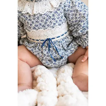 Infant Floral & Lace Romper