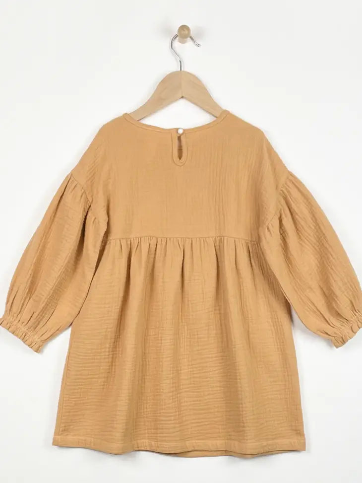 Puff Sleeve Detailed Dress