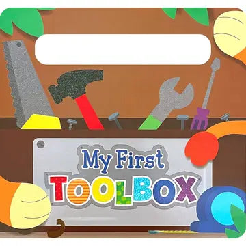 My First Toolbox - Sensory Touch and Feel Board with Handle
