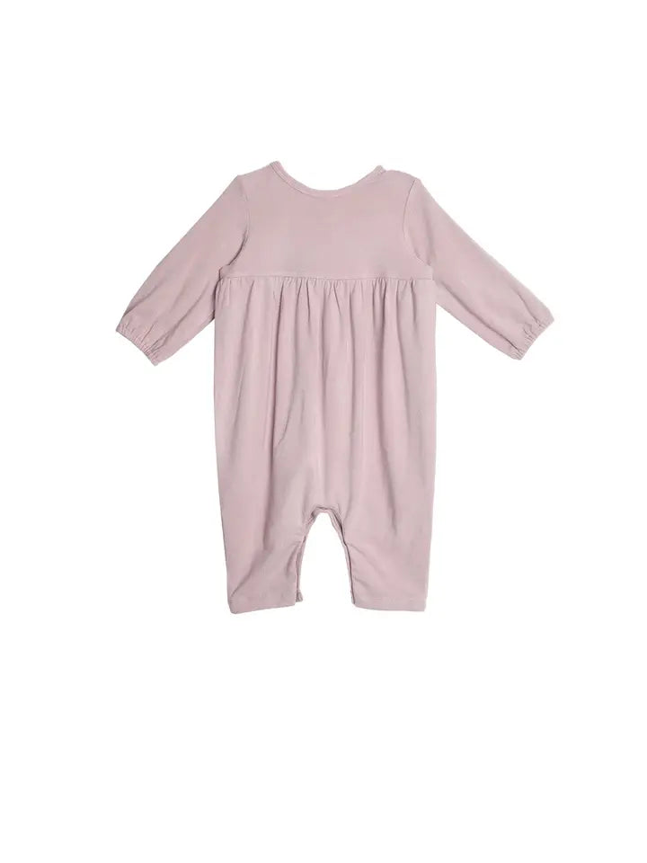 Baby Girls Periwinkle Solid Romper