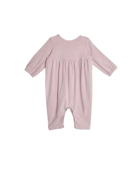 Baby Girls Periwinkle Solid Romper