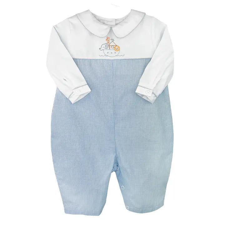 Infant Boys Noah's Ark Embroidered Longall