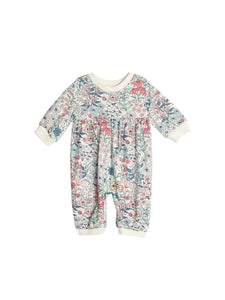 Infant Girls Floral Multicolor Melody Romper