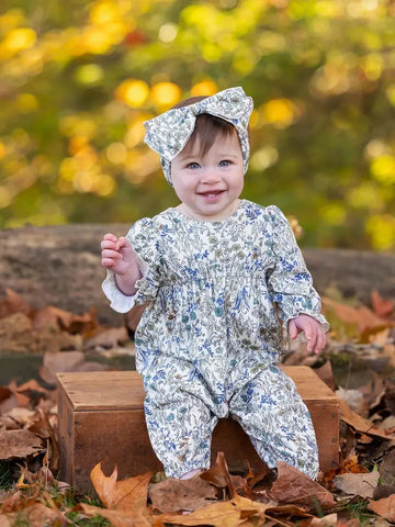 Infant Girls Floral Brooklyn Romper