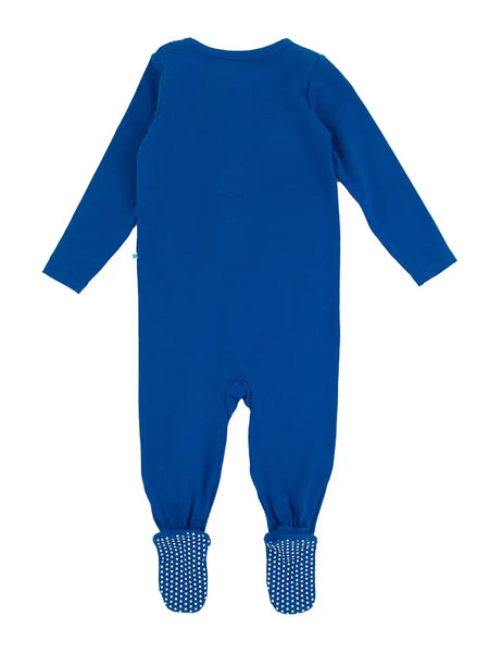 Infant Boys Starry Night Blue Modal Blend Footed One Piece Pajama